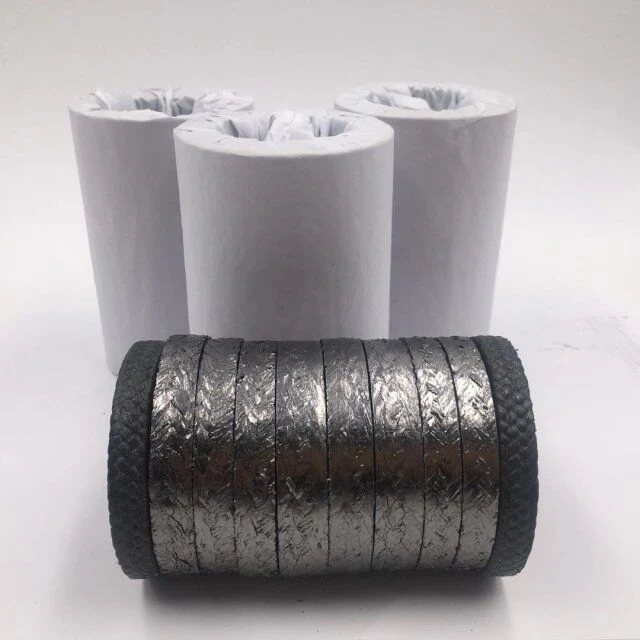 Inconel Wire Reinforced Graphite Fiber Molded Packing Ring Carbon Fiber Packing