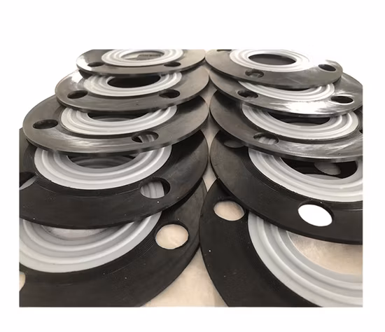 PTFE가 포함된 ANSI JIS FF 씰 EPDM으로 긴 수명을 제공하는 내유성 전자 산업 및 화학 공장